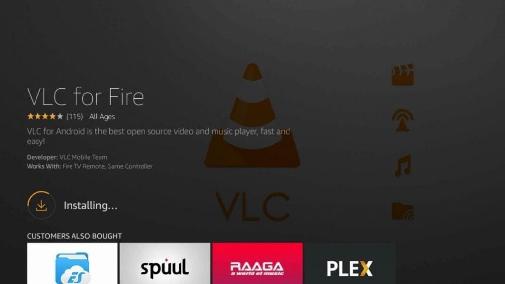 vlc streamer pc download fire stick